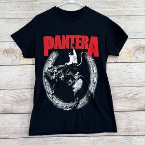 Pantera 2023 World Tour Short‎ Sleeve T-Shirt Adult Size Small Black